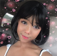 Review for Natural black air bangs wig YV40302 main image 1