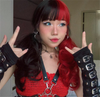 Harajuku Lolita Red And Black Color Matching Wig yv42318