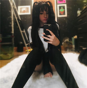 Review For Black Long Straight Wig Yv42043