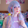 Review for  lolita harajuku rainbow wig yv42092