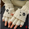 Cute bear knit gloves yv42367
