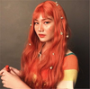 Review for Orange long straight wig yv42114