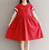 Cute tie red dress yv42377
