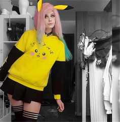 Review for Cute Japanese Pikachu long ear sweater YV40843