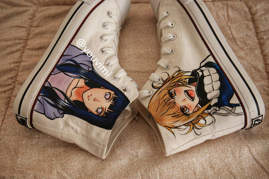 Youvimi anime handmade painting  shoes YV42448