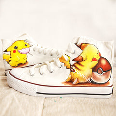 Youvimi handmade painting Pikachu shoes YV42443