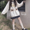 Japanese moon bear hooded sweater yv42464