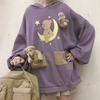 Japanese moon bear hooded sweater yv42464
