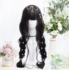 Lolita black long roll wig yv42474