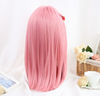 Cute pink straight wig yv42481