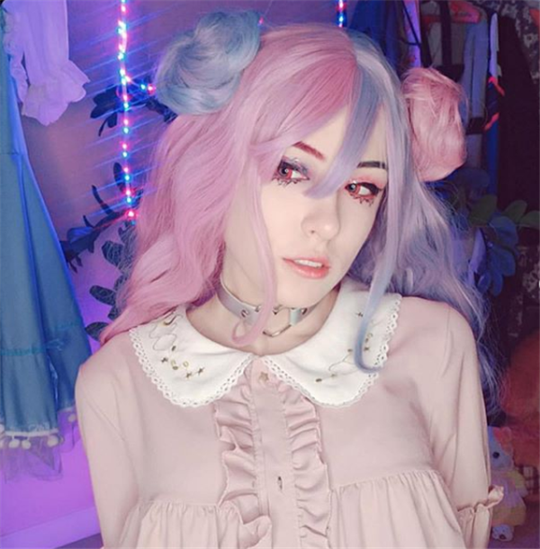 Review For Lolita Candy Color Long Roll Wig Yv42342 main image 0