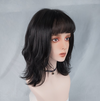 Green short curly hair YV42522