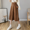 Japanese cute corduroy skirt yv42688