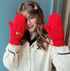 Cute cherry warm gloves yv42705