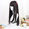 Cute kawaii natural realistic long straight wig YV42744
