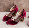 Japanese Lolita flower shoes yv42764