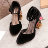 Japanese Lolita flower shoes yv42764