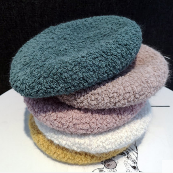 Cute plush beret yv42766