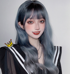 Lolita gradient gray long wig yv42791