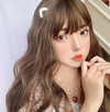 Japanese lolita brown long wig yv42798