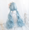 Lolita blue long wig yv42855