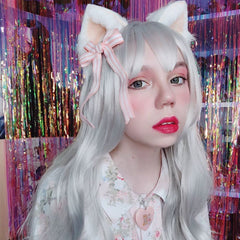Review For Lolita Granny Grey Long Wig Yv42820