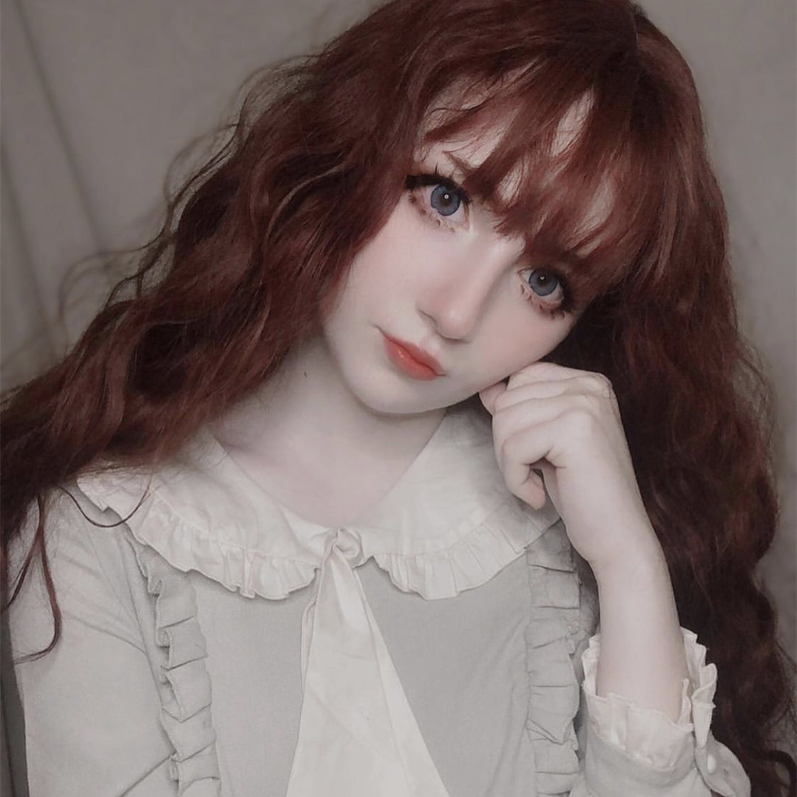 Review for Cute pink brown wig yv42853 main image 1