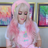 Review For Lolita Pink Gradient Long Curly Wig Yv42856