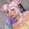 Review For Lolita Two Buns Mixed Color Wig YV42986