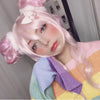 Review For Lolita Two Buns Mixed Color Wig YV42986