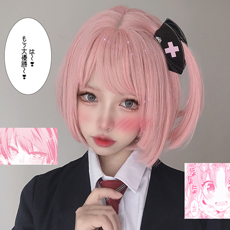 Lolita Cherry Blossom Pink Short Wig YV43699