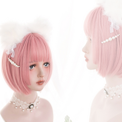 Lolita pink short wig YV43651