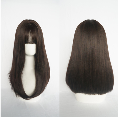 Cute natural grooming round face wig YV40427