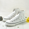 Flowers hand-painted canvas shoes YV43925