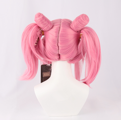 Review for cosplay  pink wig yv30105