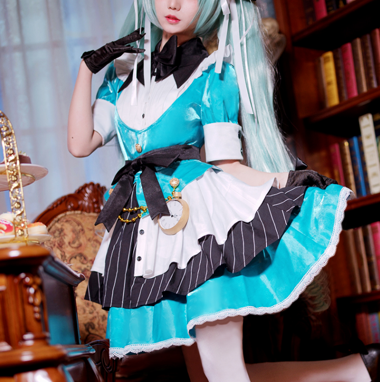 Hatsune Miku cute Lolita cosplay costume yv30130