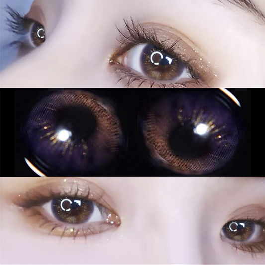 STARRY PURPLE CONTACT LENS (TWO PIECES)YV43994