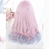 lolita pink blue gradient unicorn wig yv30186