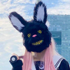 Halloween demon rabbit mask yv30236