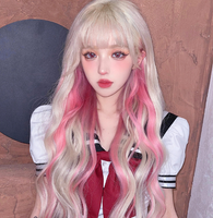 Review for lolita gold highlighting pink wig yv30250 main image 1