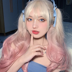 lolita gradient pink wig yv30249