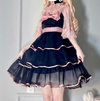 Japanese lolita bow cake dress yv30262
