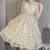 Japanese lolita bow cake dress yv30262