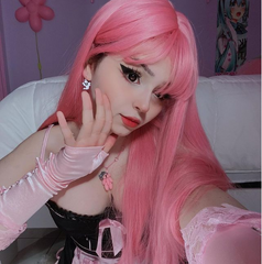 lolita pink cos wig YV42985