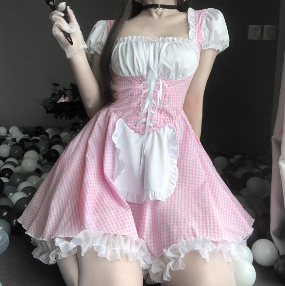 SEXY CUTE COS MAID OUTFIT YV23720