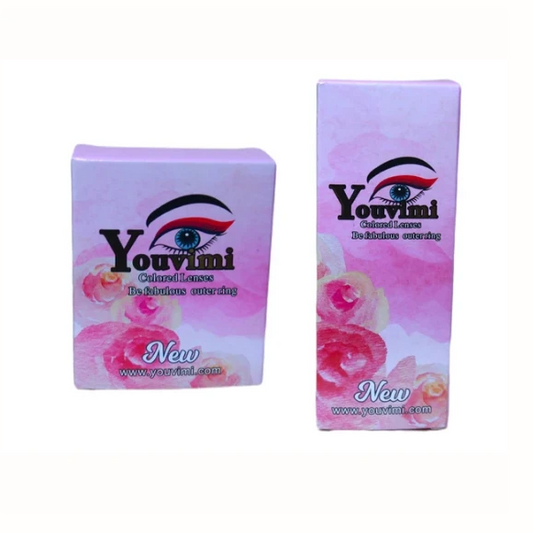 Purple contact lenses (two pieces) yv30296
