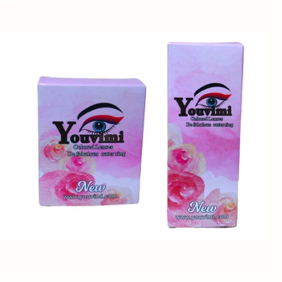 Brown gray contact lenses (two pieces) yv30294