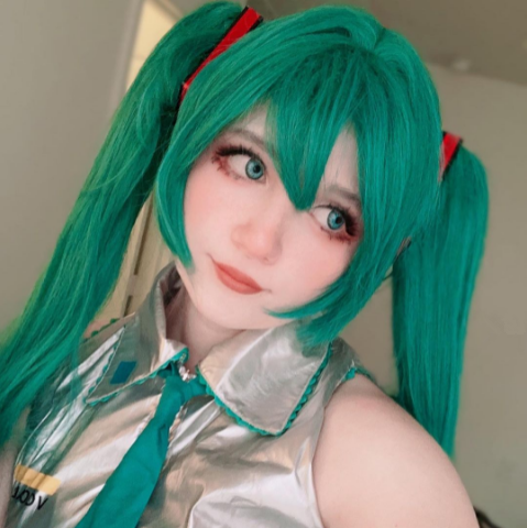 Review for Hatsune Miku cosplay wig YV30131
