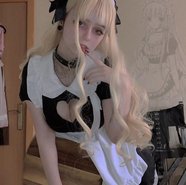 Review for Sexy cute cos maid costume yv43275