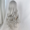 lolita silver long curly wig yv30311